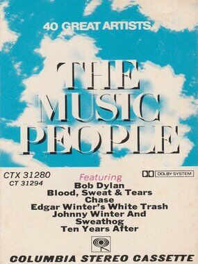 The Music People - Volume 1 - 40 Great Artists - Cassette Tape